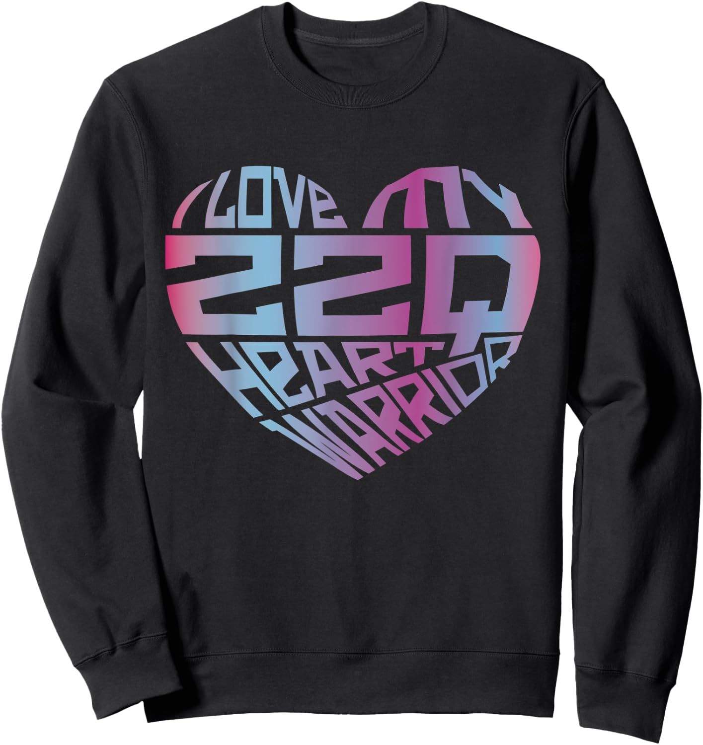 22Q11 Deletion for 22Q Awareness Support Sweatshirt - Sweatshirt | Black