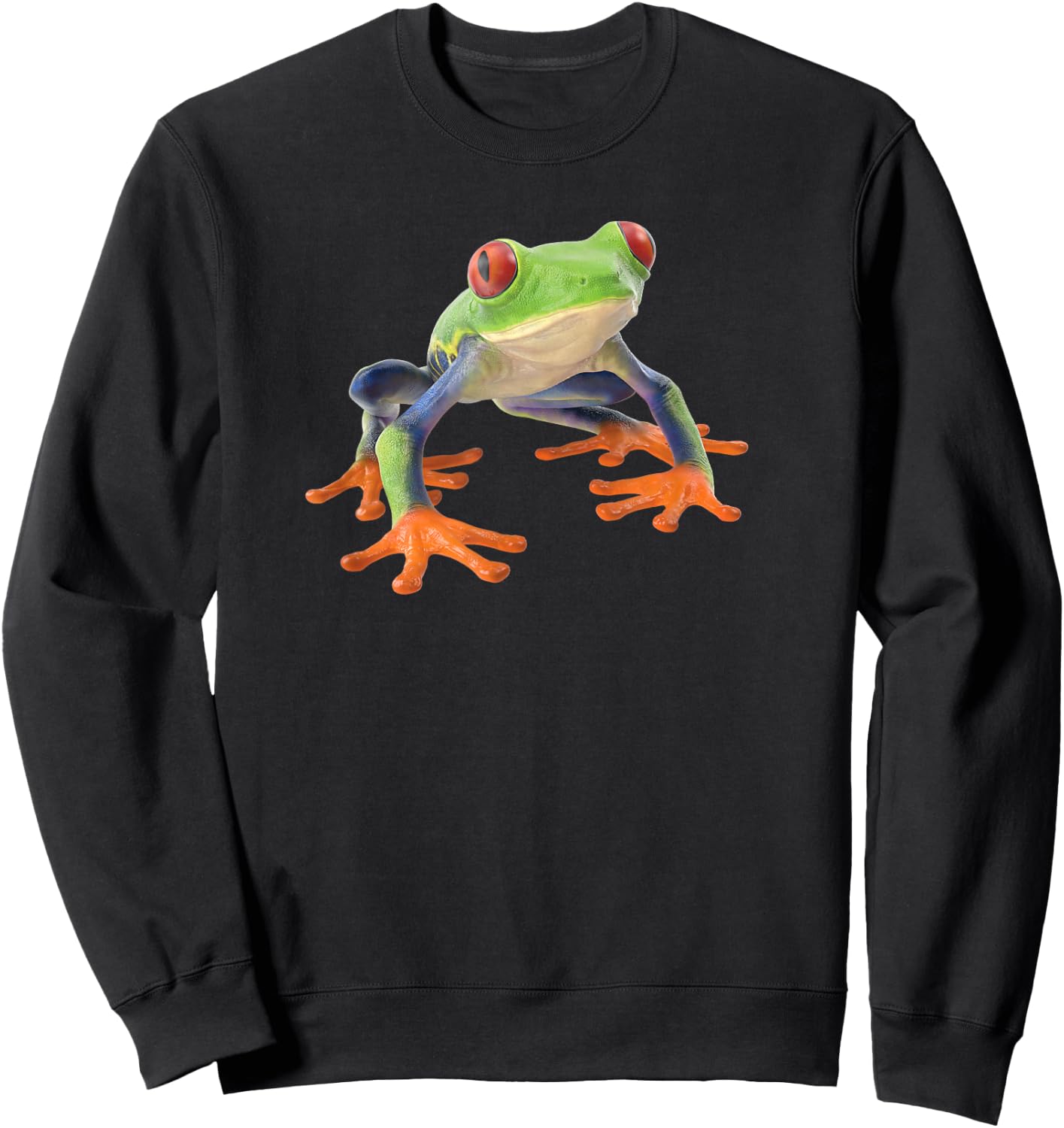 Red Eyed Tree Frog Sweatshirt - Sweatshirt | Black