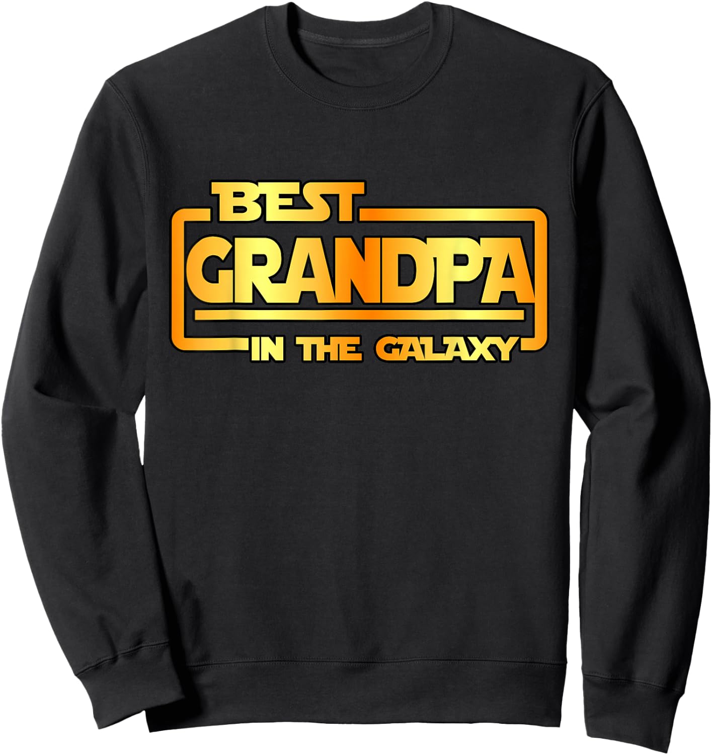 The best grandpa in the galaxy Sweatshirt - Sweatshirt | Black