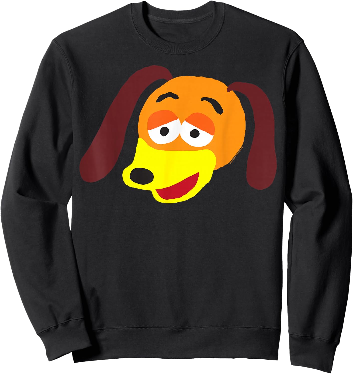 Disney Pixar Toy Story Slinky Dog Big Face Sweatshirt - Sweatshirt | Black