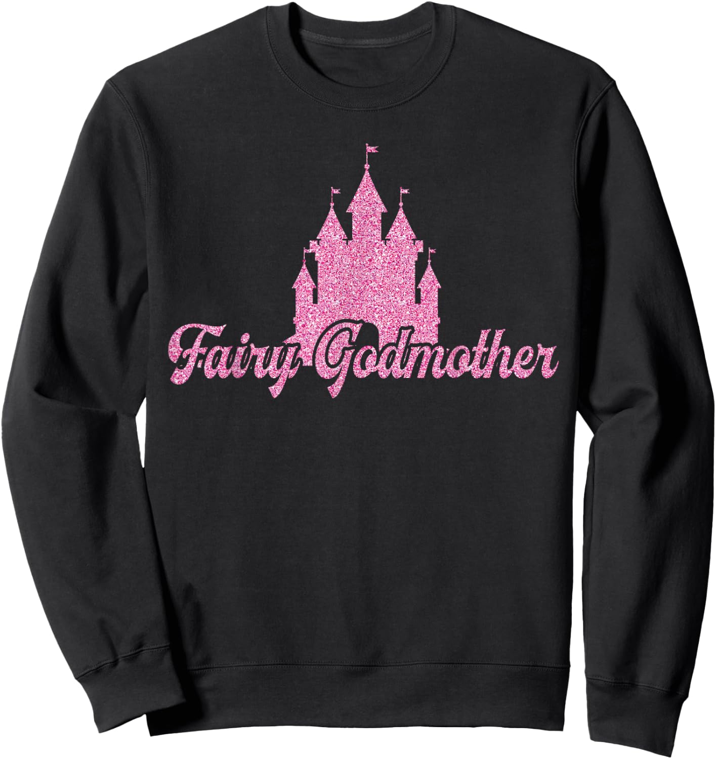 Cute Fairy Godmother For Godmothers Or Godparents Sweatshirt - Sweatshirt | Black