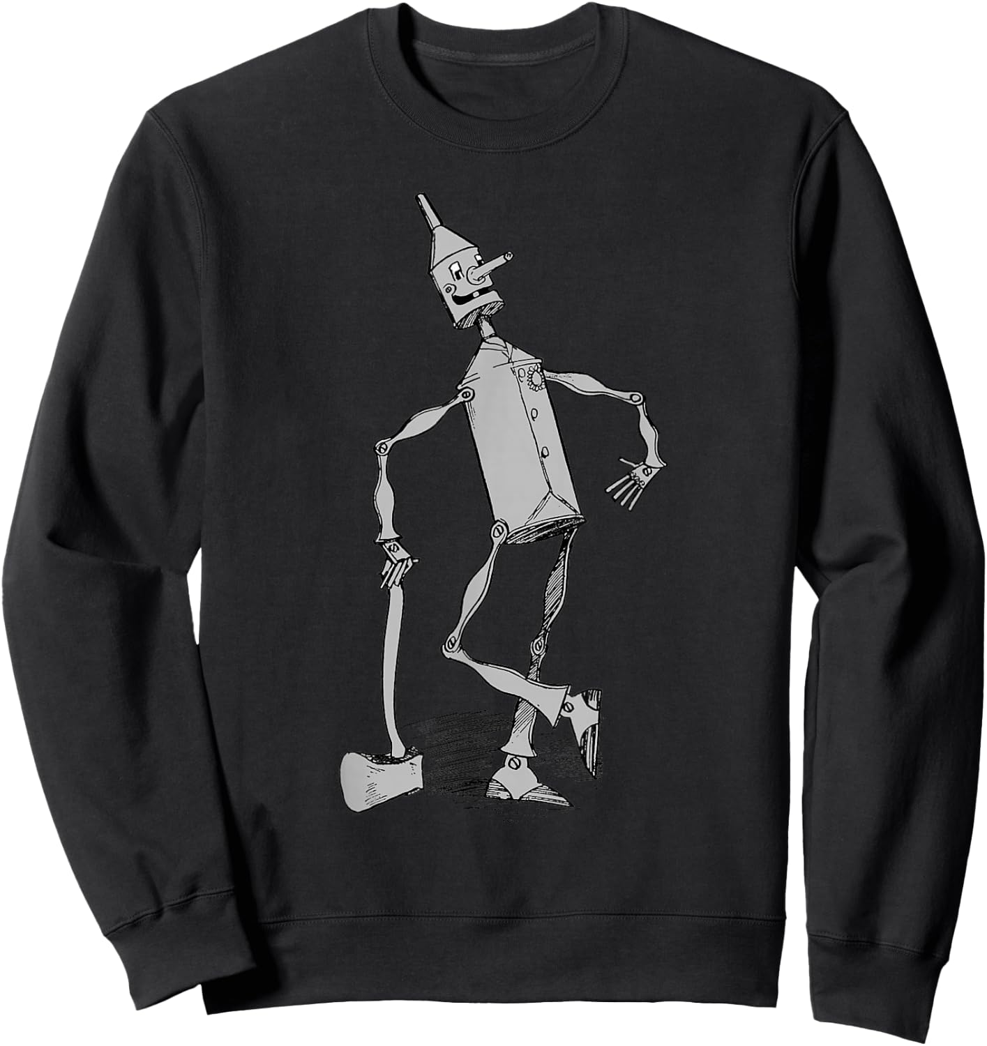 Tin Man Shirt - The Wizard Of OZ T Shirt - Tin Man Sweatshirt - Sweatshirt | Black