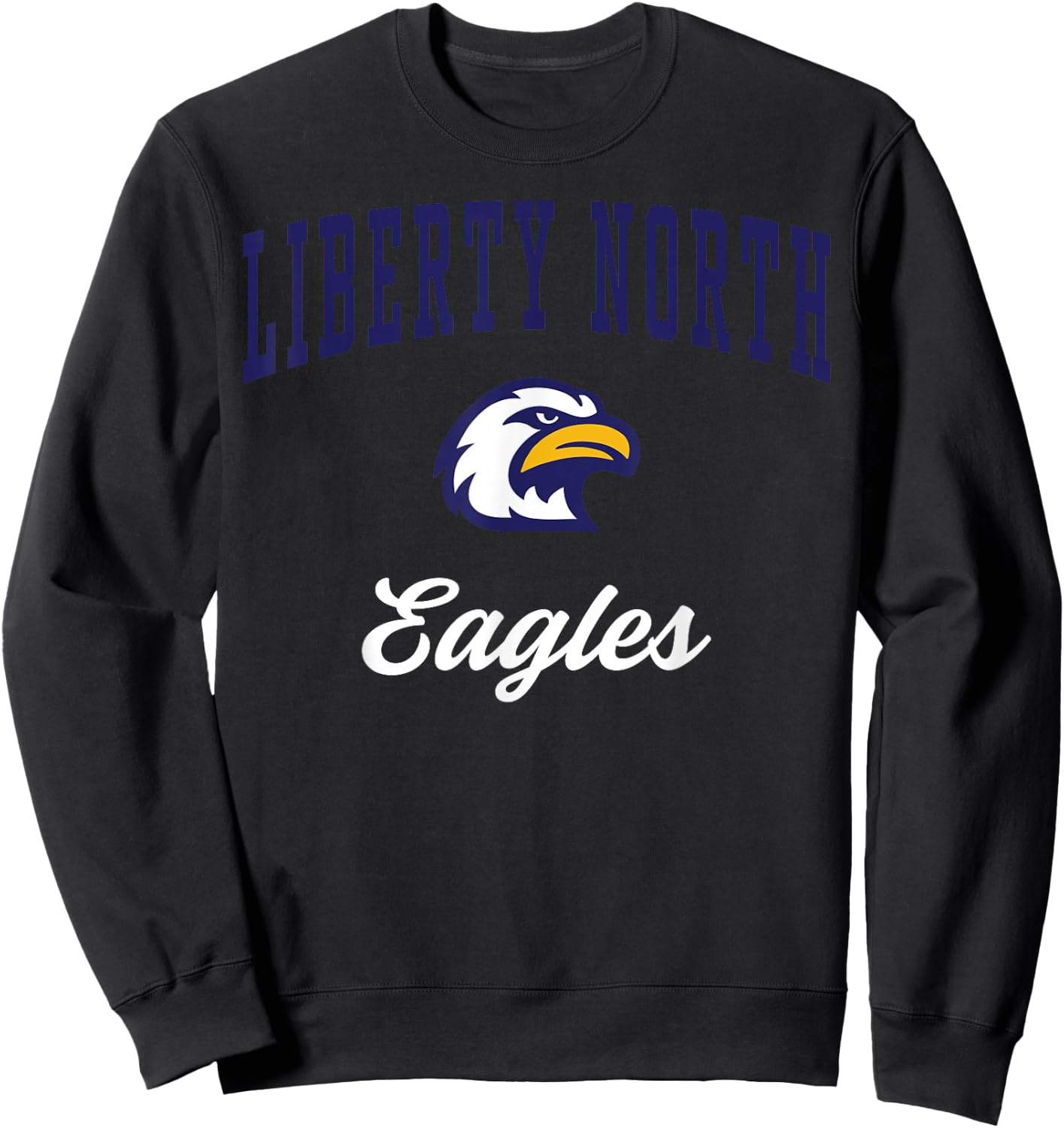 Liberty North High School Eagles Sweatshirt - Sweatshirt | Black