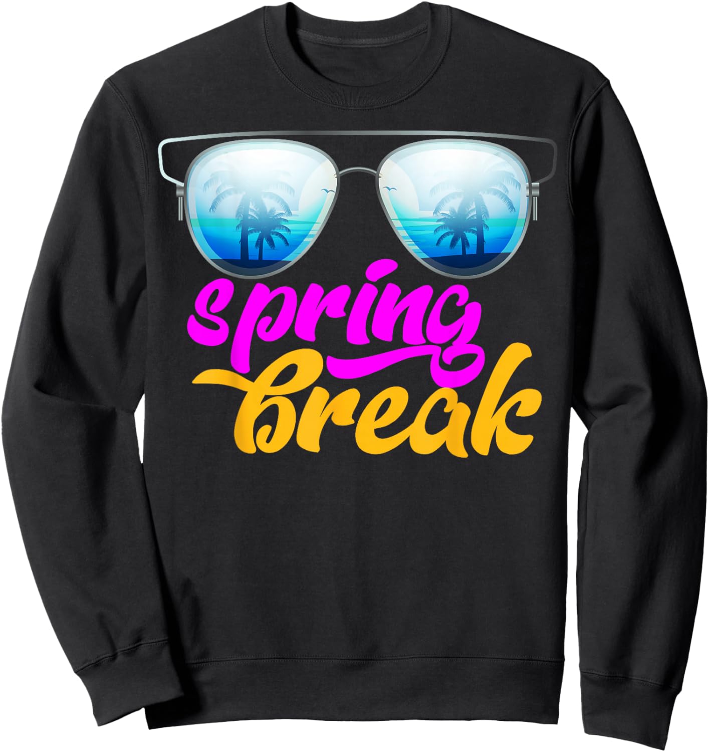 Spring Break Sweatshirt - Sweatshirt | Black