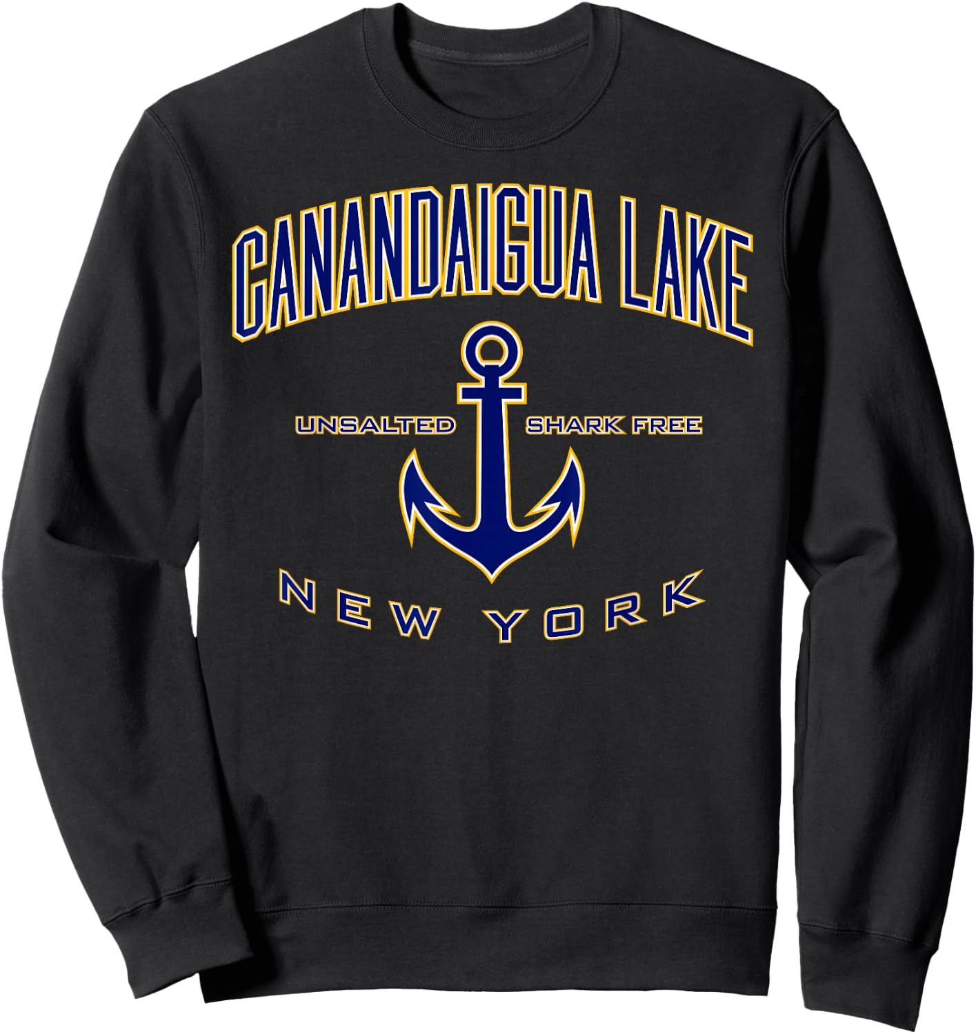 Canandaigua Lake NY Sweatshirt - Sweatshirt | Black