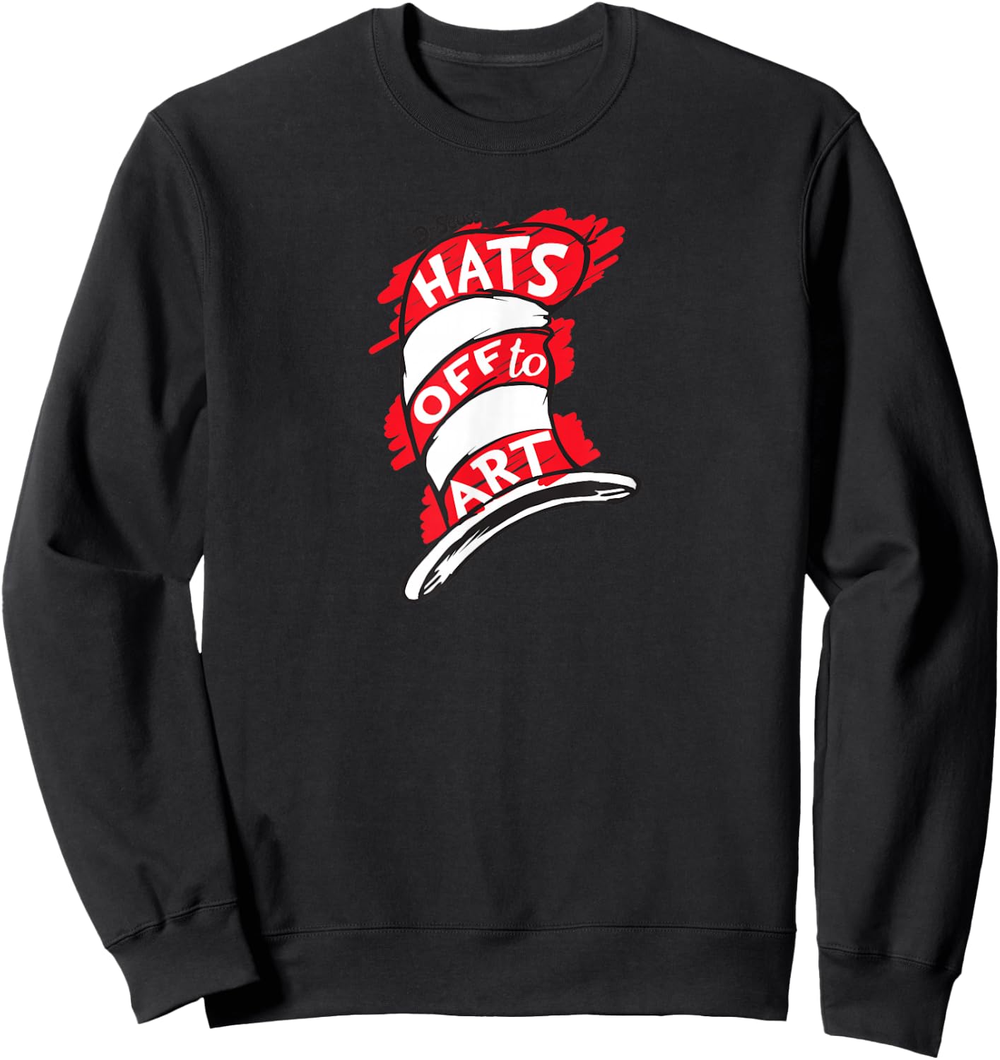 Dr. Seuss Hats Off To Art Sweatshirt - Sweatshirt | Black