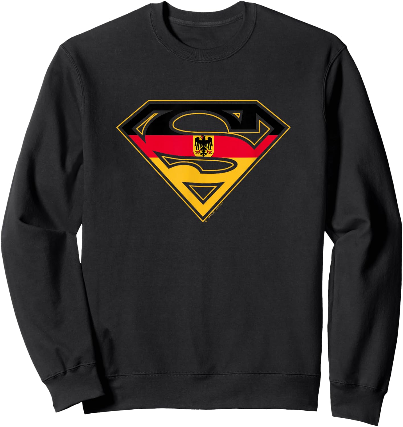 Superman German Shield Sweatshirt - Sweatshirt | Black