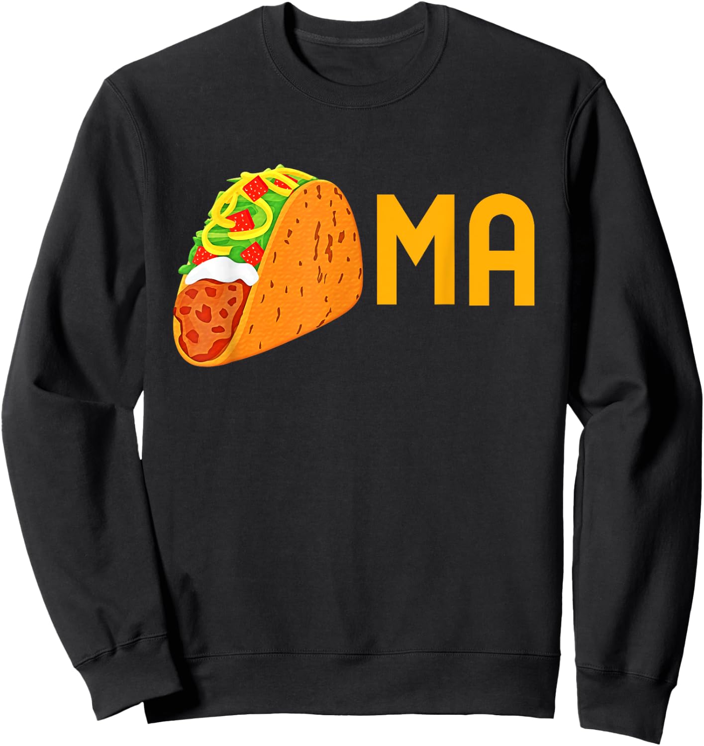 Taco Tacoma Washington Souvenir Tacoma Sweatshirt - Sweatshirt | Black