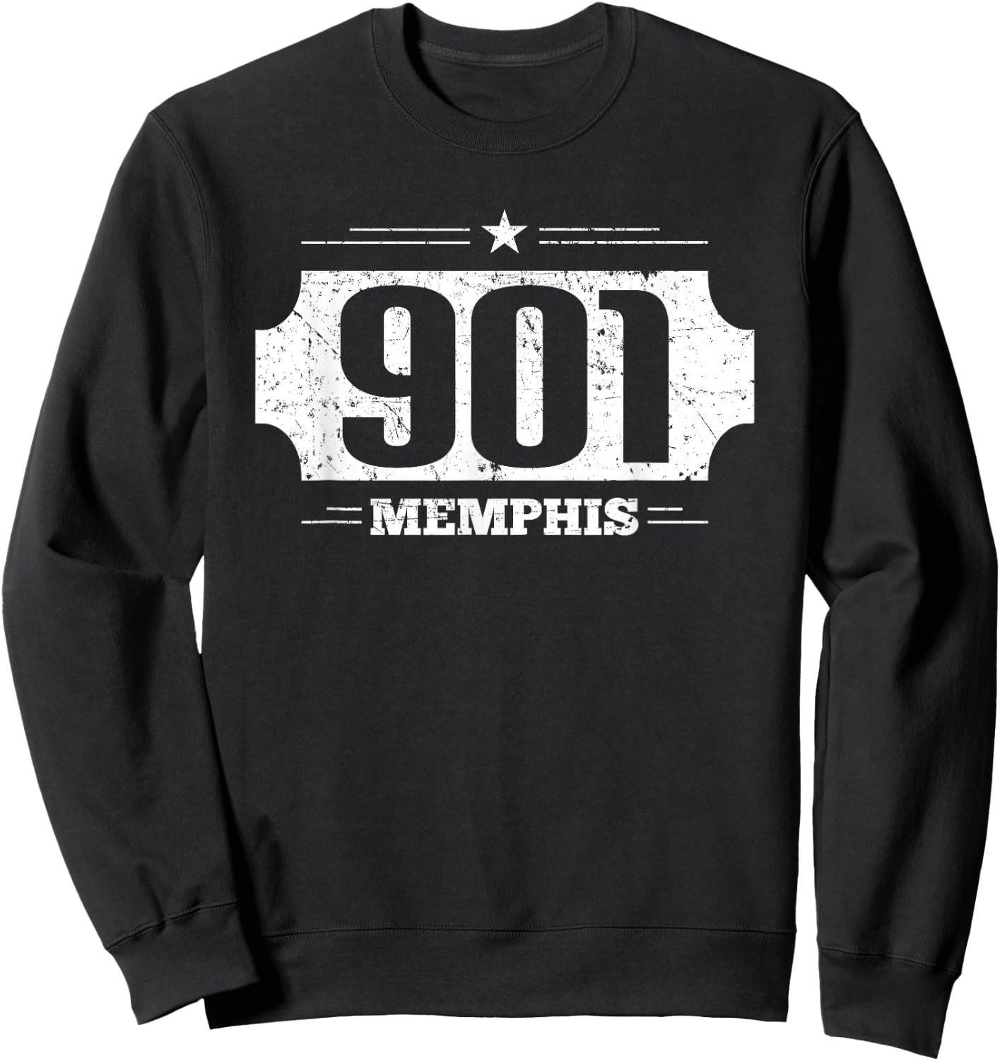Area Code 901 | Memphis Sweatshirt - Sweatshirt | Black