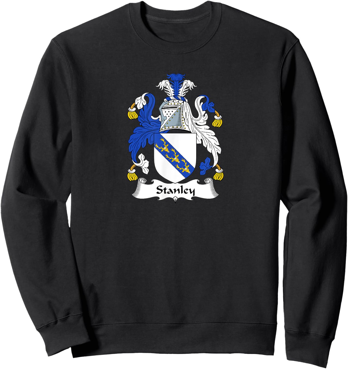 Stanley Coat of Arms - Family Crest Shirt Sweatshirt - Sweatshirt | Black