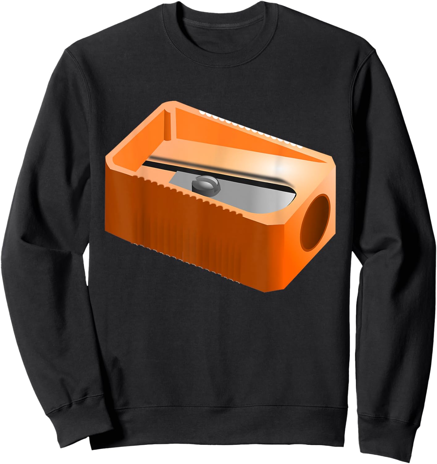 Pencil Sharpener Funny Office School Supplies Costume Shirt Sweatshirt - Sweatshirt | Black