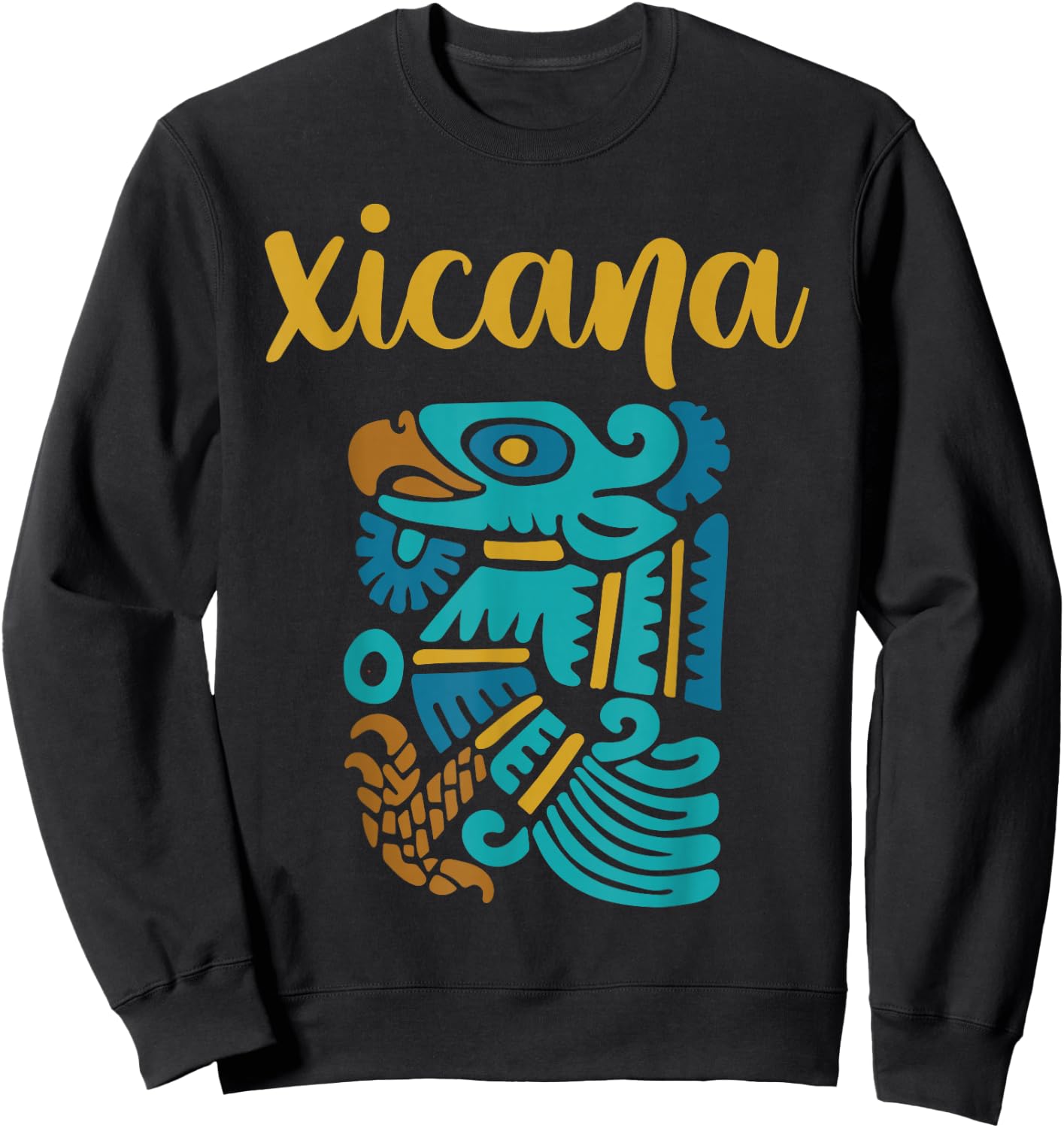 Chicana Mexican American Chicana Shirt Chicano Clothing e Sweatshirt - Sweatshirt | Black
