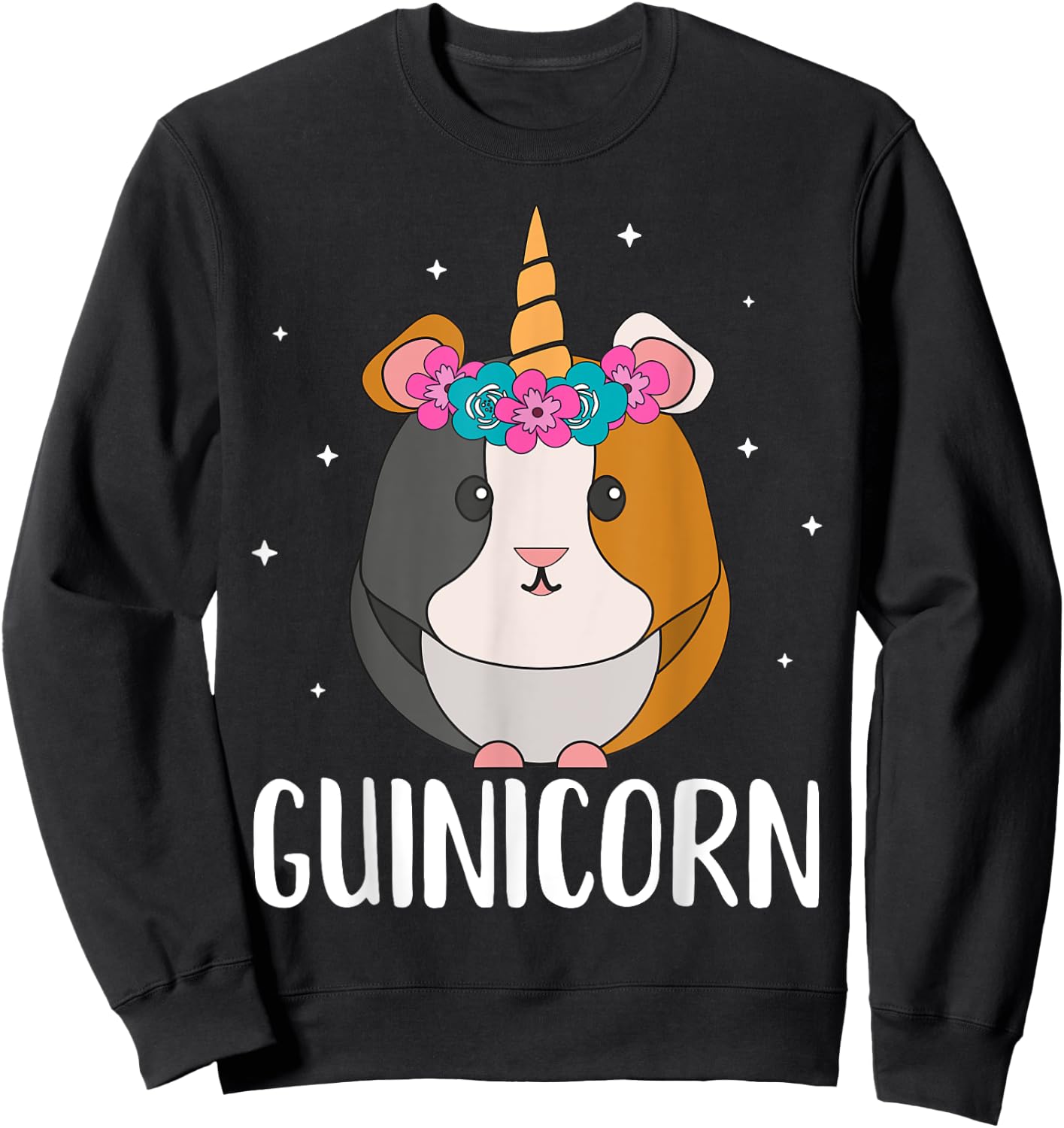 Gunicorn Guinea Pig Pet Owner Gift Sweatshirt - Sweatshirt | Black