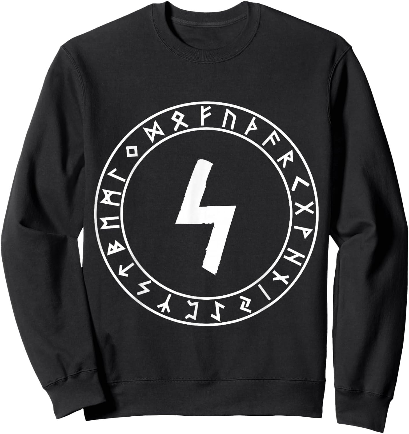 Sowilo Rune Viking Rune Norse Pagan Wicca Witchcraft Sweatshirt - Sweatshirt | Black