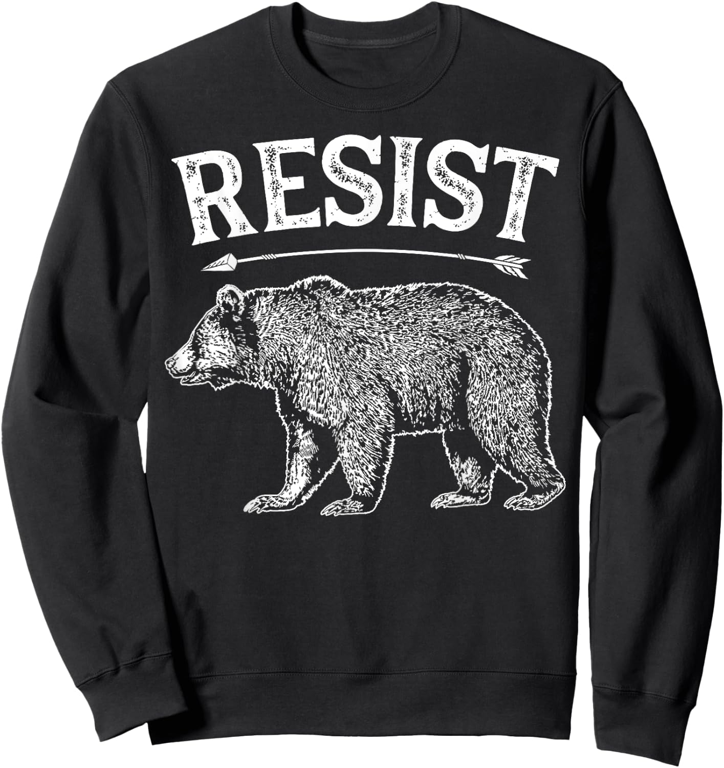 ALT US National Park Resist Service T shirt Bear Vintage Sweatshirt - Sweatshirt | Black