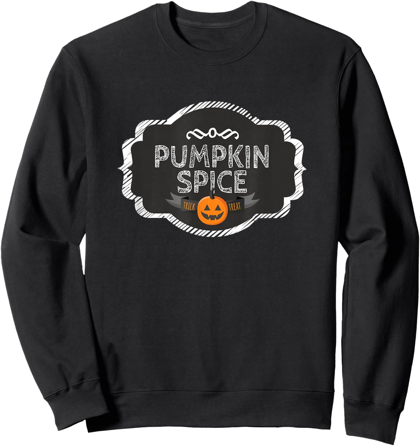 I'm A Pumpkin Spice Matching Halloween Funny Group Costume Sweatshirt - Sweatshirt | Black