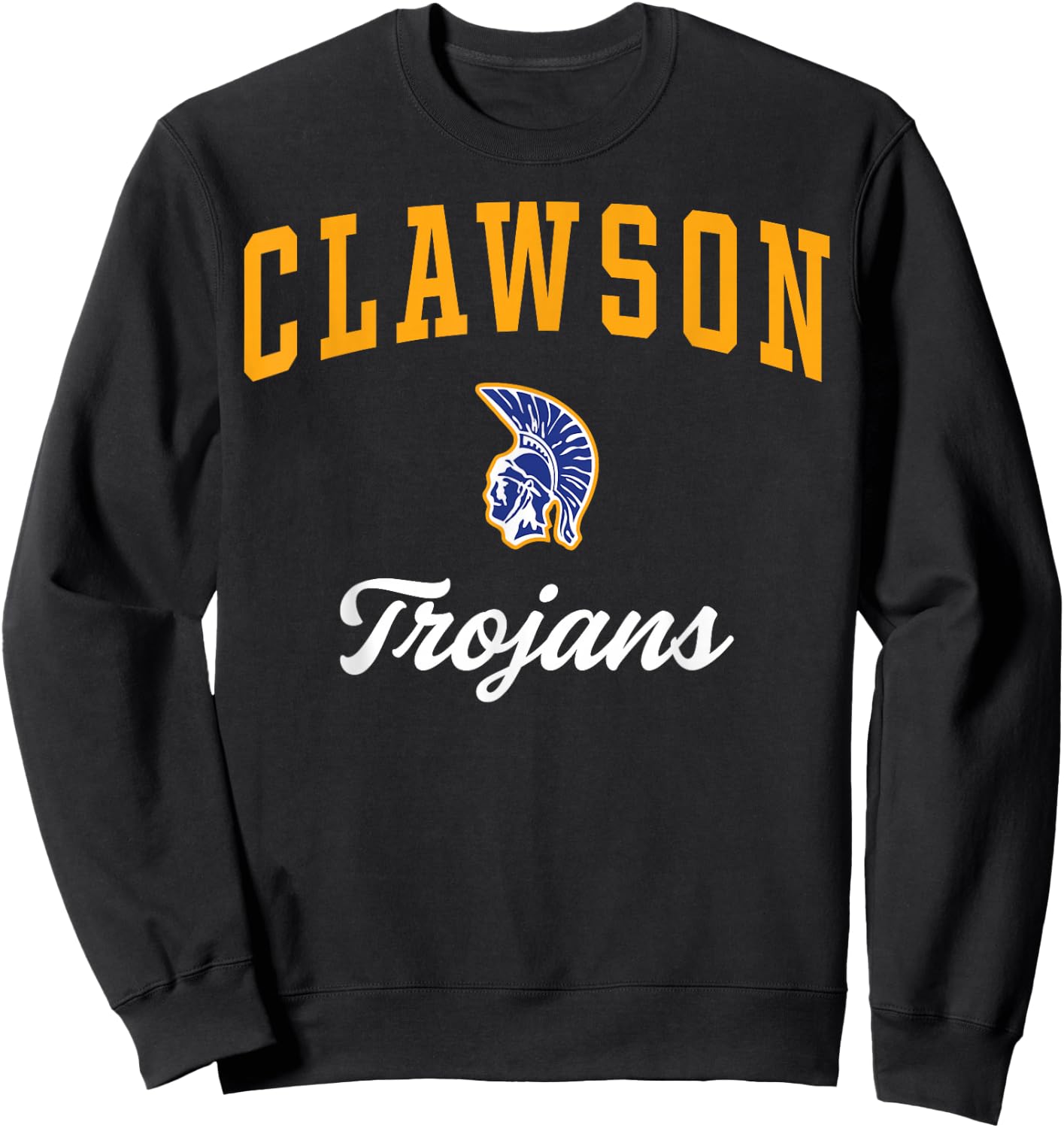 Clawson High School Trojans Sweatshirt - Sweatshirt | Black