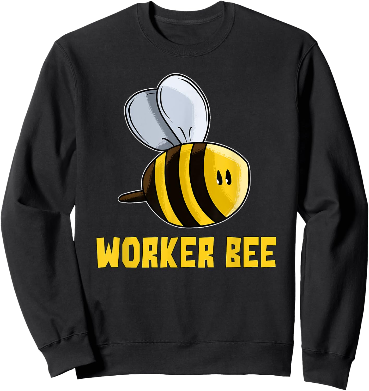 Worker Bee Lovers Gift Sweatshirt - Sweatshirt | Black