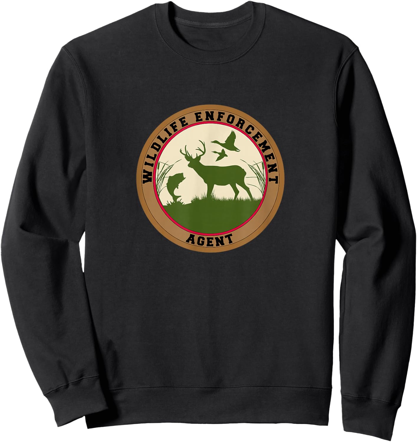 Wildlife Enforcement Agent Officer Uniform Duty Sweatshirt - Sweatshirt | Black