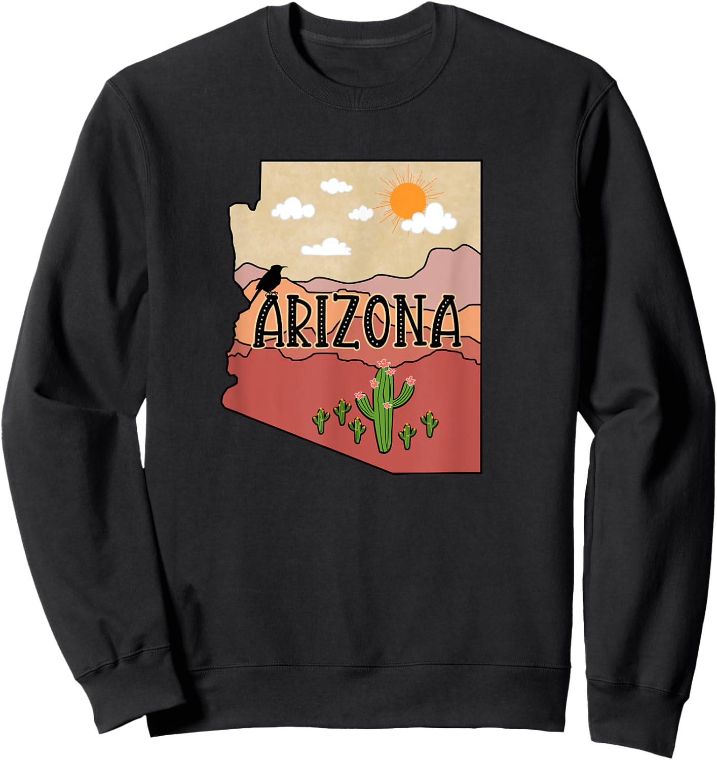 ARIZONA Design women boys girls souvenir Sweatshirt - Sweatshirt | Black