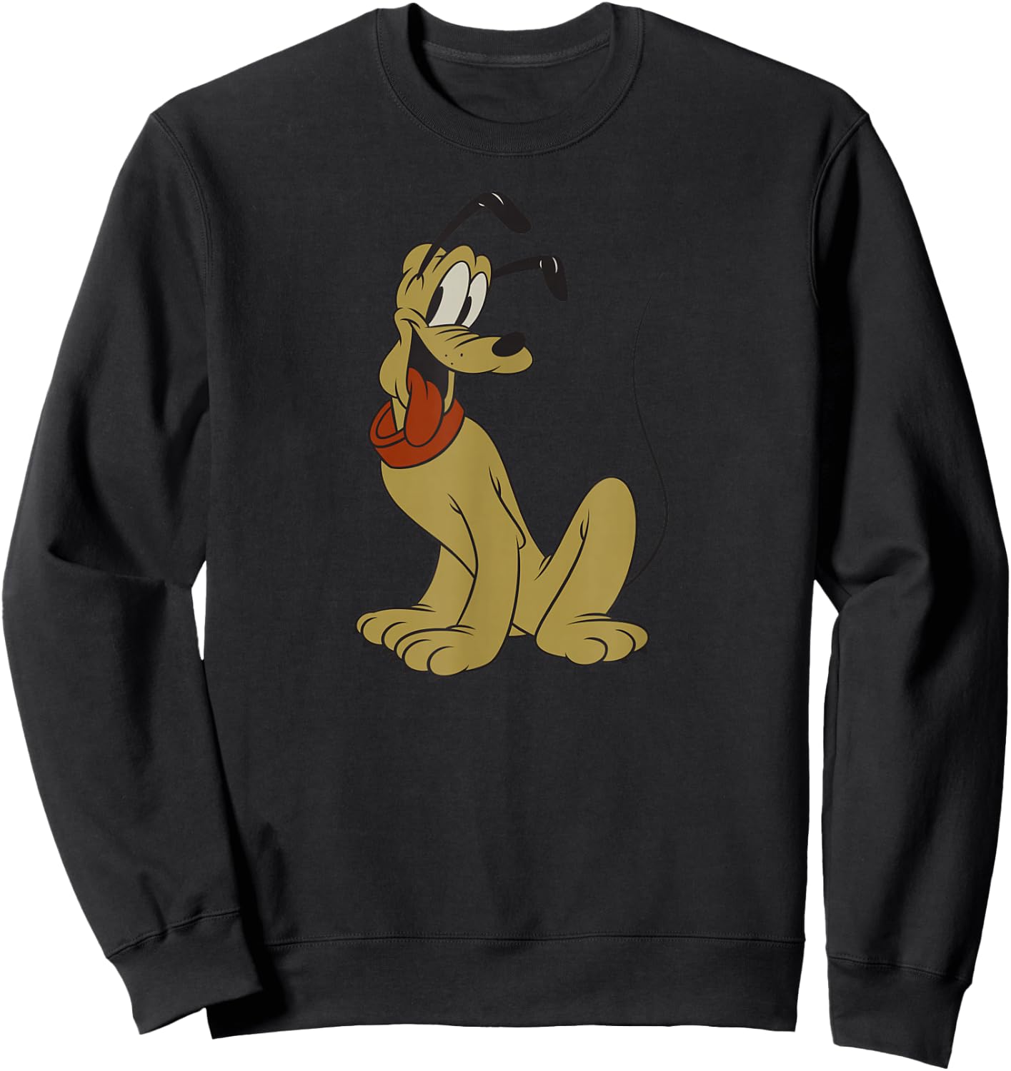 Pluto - Classic Character Sweatshirt - Sweatshirt | Black