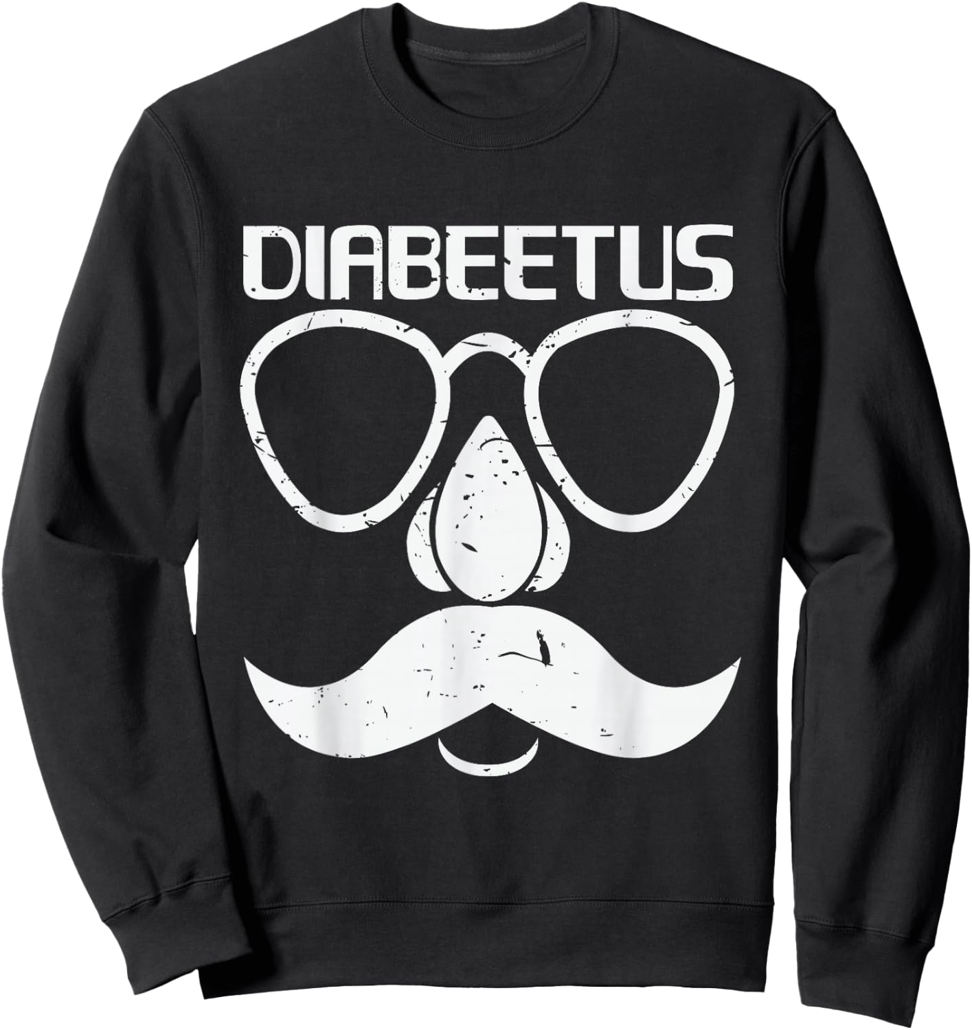 Diabeetus Beard Diabetes Awareness Gift Sweatshirt - Sweatshirt | Black