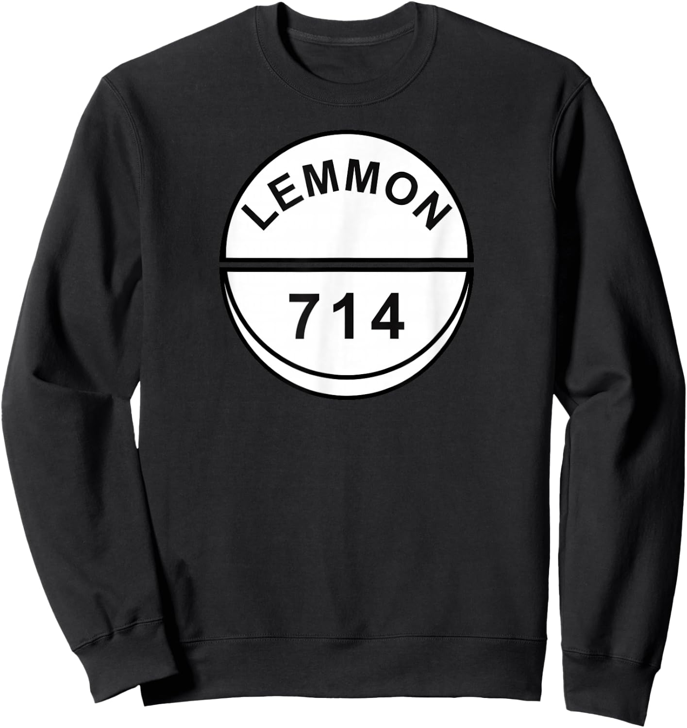 Lemmon 714 Retro 80s Rave Sweatshirt - Sweatshirt | Black