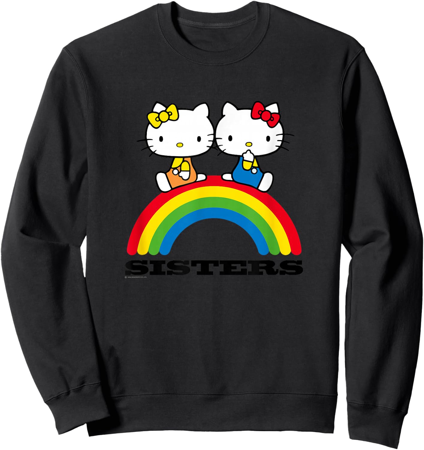 Hello Kitty and Mimmy Sisters Sweatshirt - Sweatshirt | Black