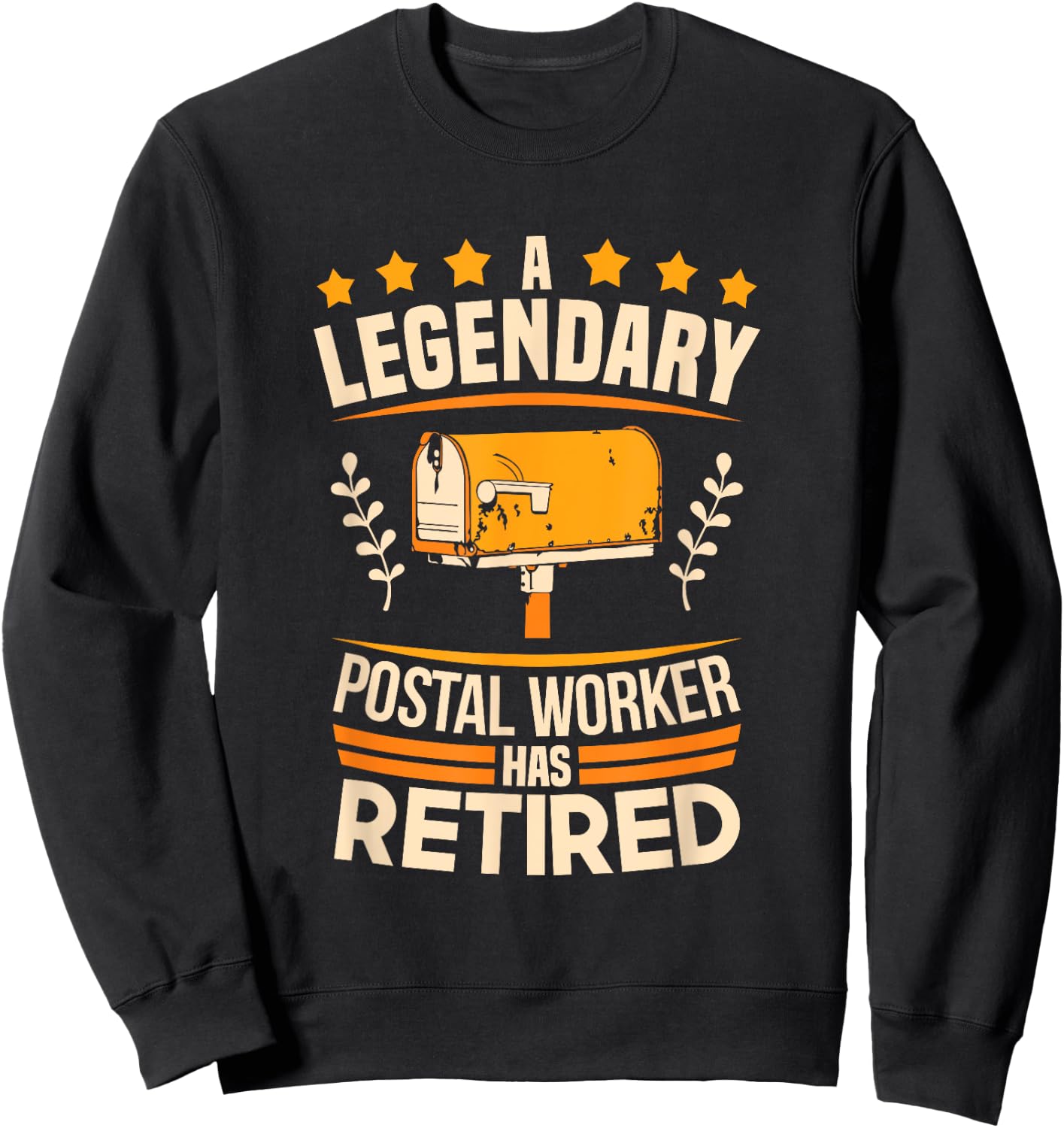 Post Office Retiree Celebration Retired Postal Worker Sweatshirt - Sweatshirt | Black