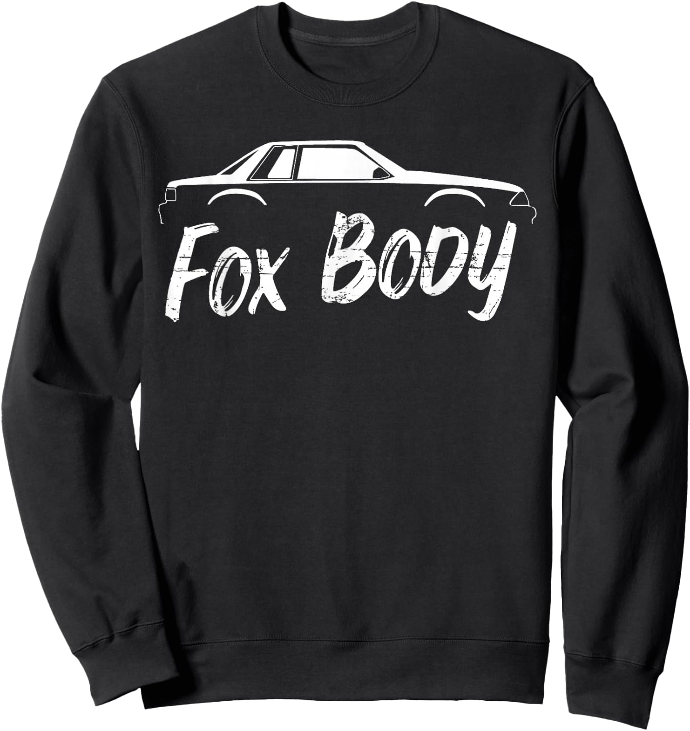 Foxbody Notchback 5.0 American Stang Muscle Car Notch Gift Sweatshirt - Sweatshirt | Black