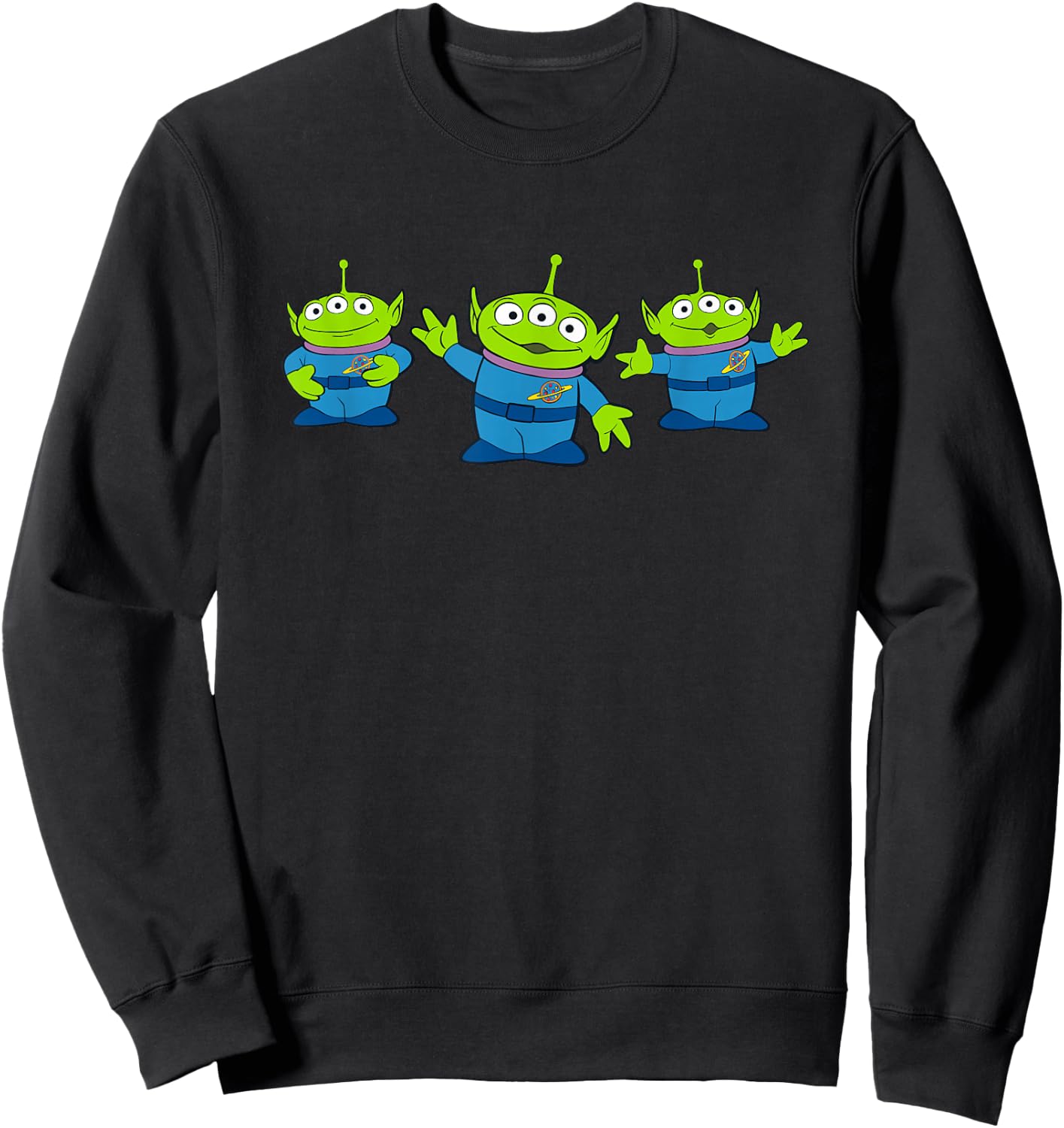 Disney Pixar Toy Story 4 Little Green Men Aliens Sweatshirt - Sweatshirt | Black