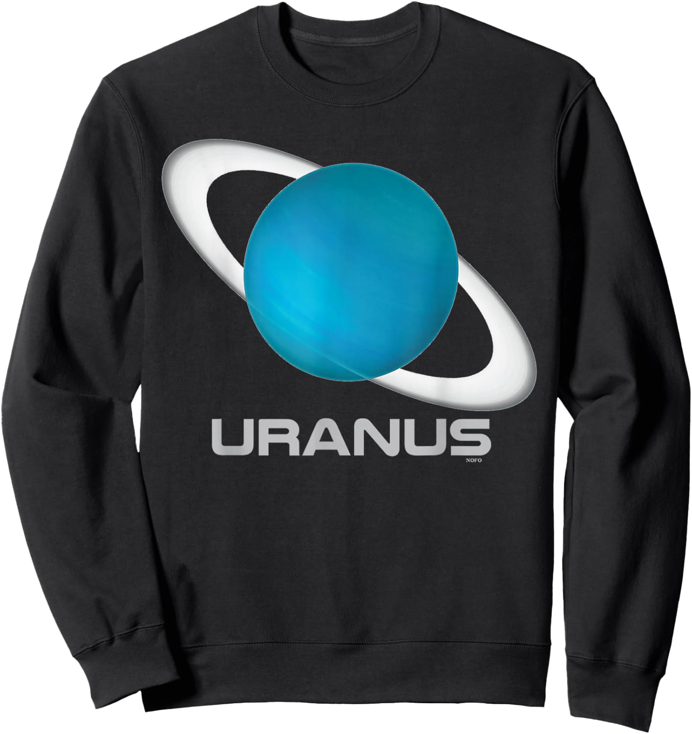 Uranus Shirt, Solar System Planet Sweatshirt - Sweatshirt | Black