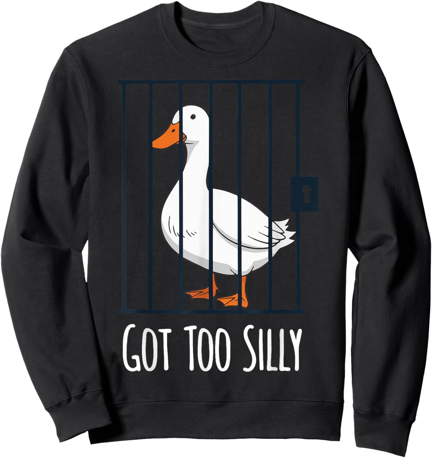 Got Too Silly Sweatshirt - Sweatshirt | Black