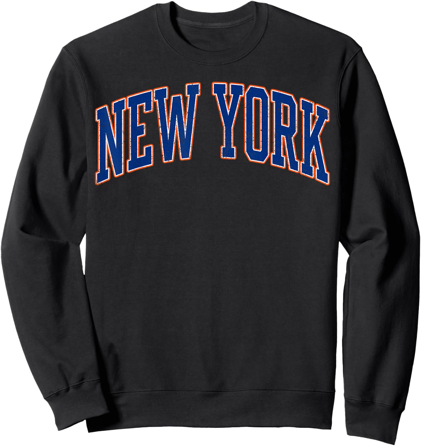 New York - Throwback Design Print - Classic Sweatshirt - Sweatshirt | Black