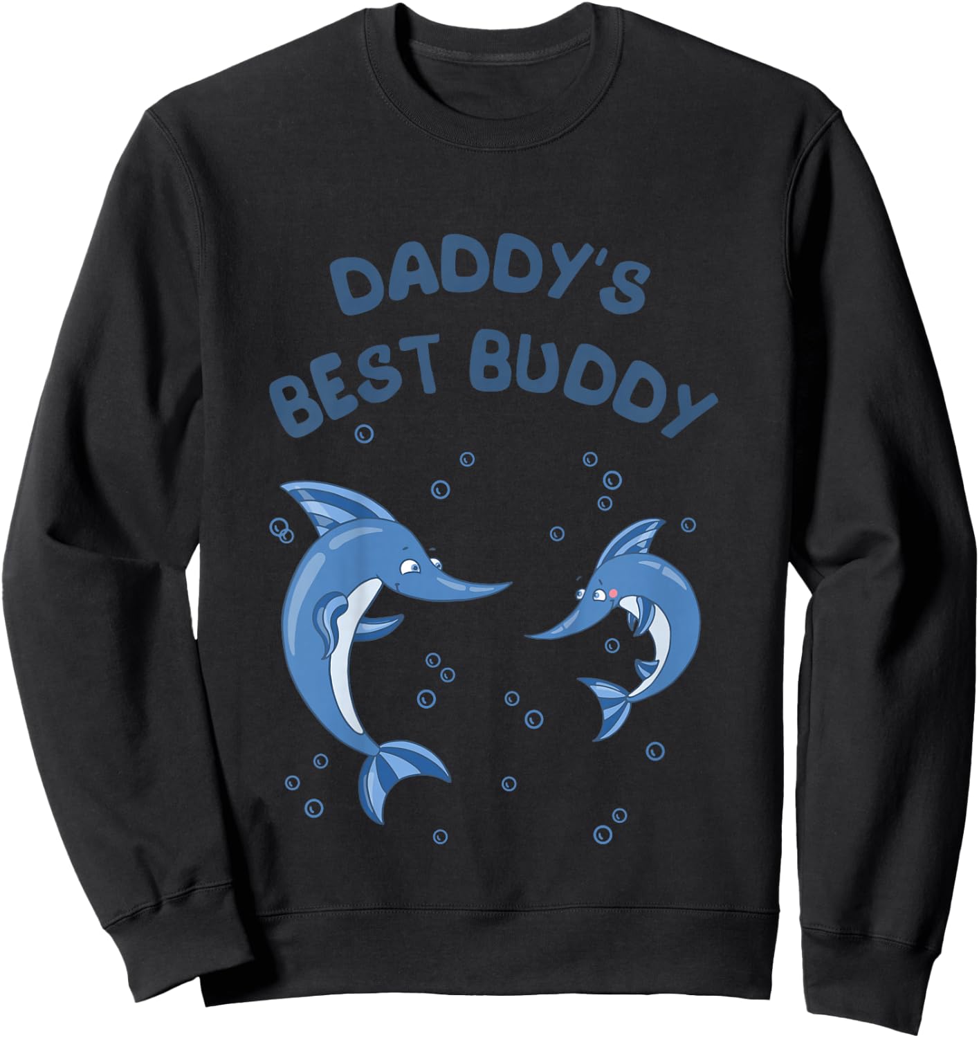 Kids Cute Boy's , Daddy's best buddy kids' shirt Sweatshirt - Sweatshirt | Black