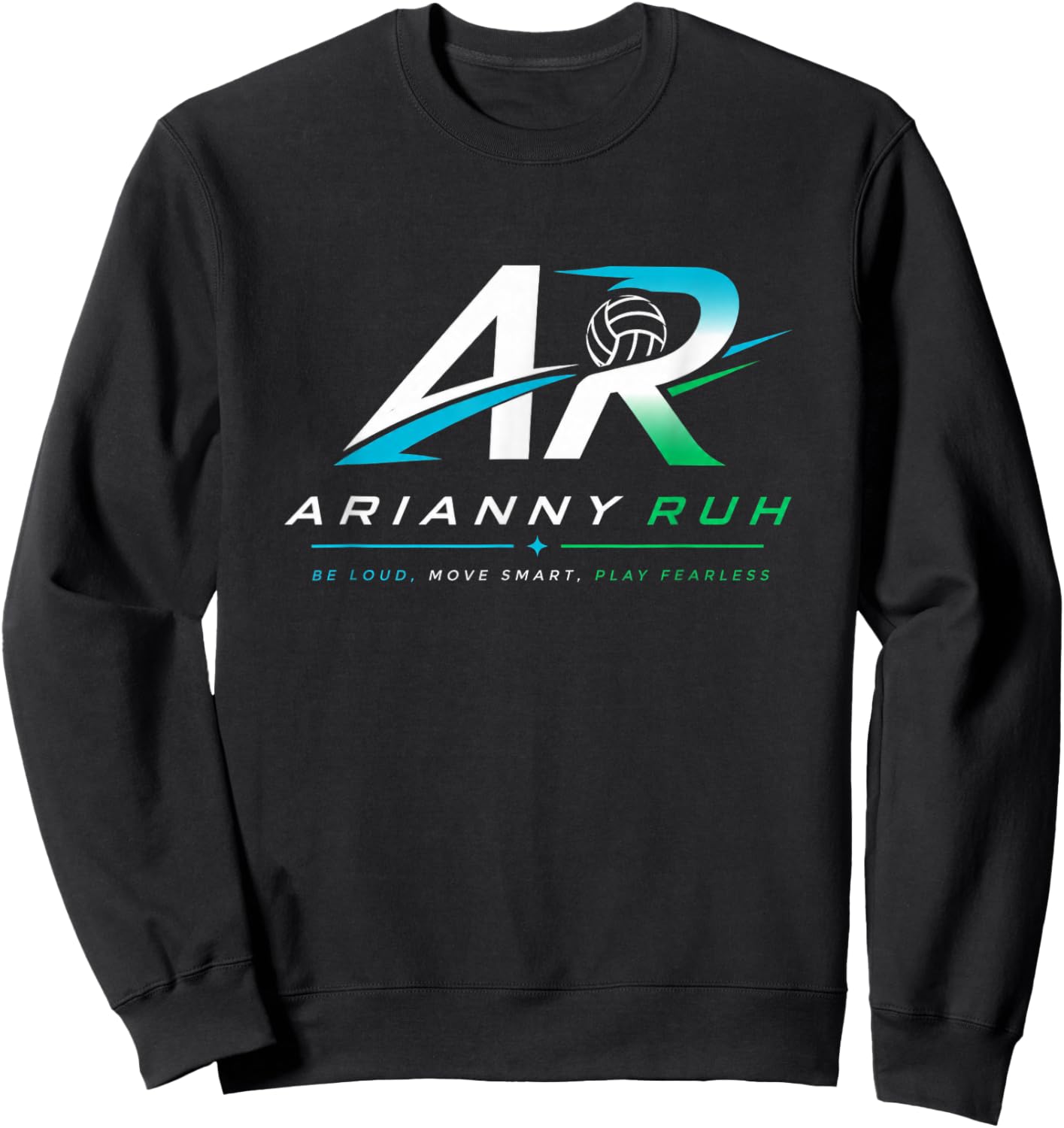 Volleyball Logo Sweatshirt - Sweatshirt | Black