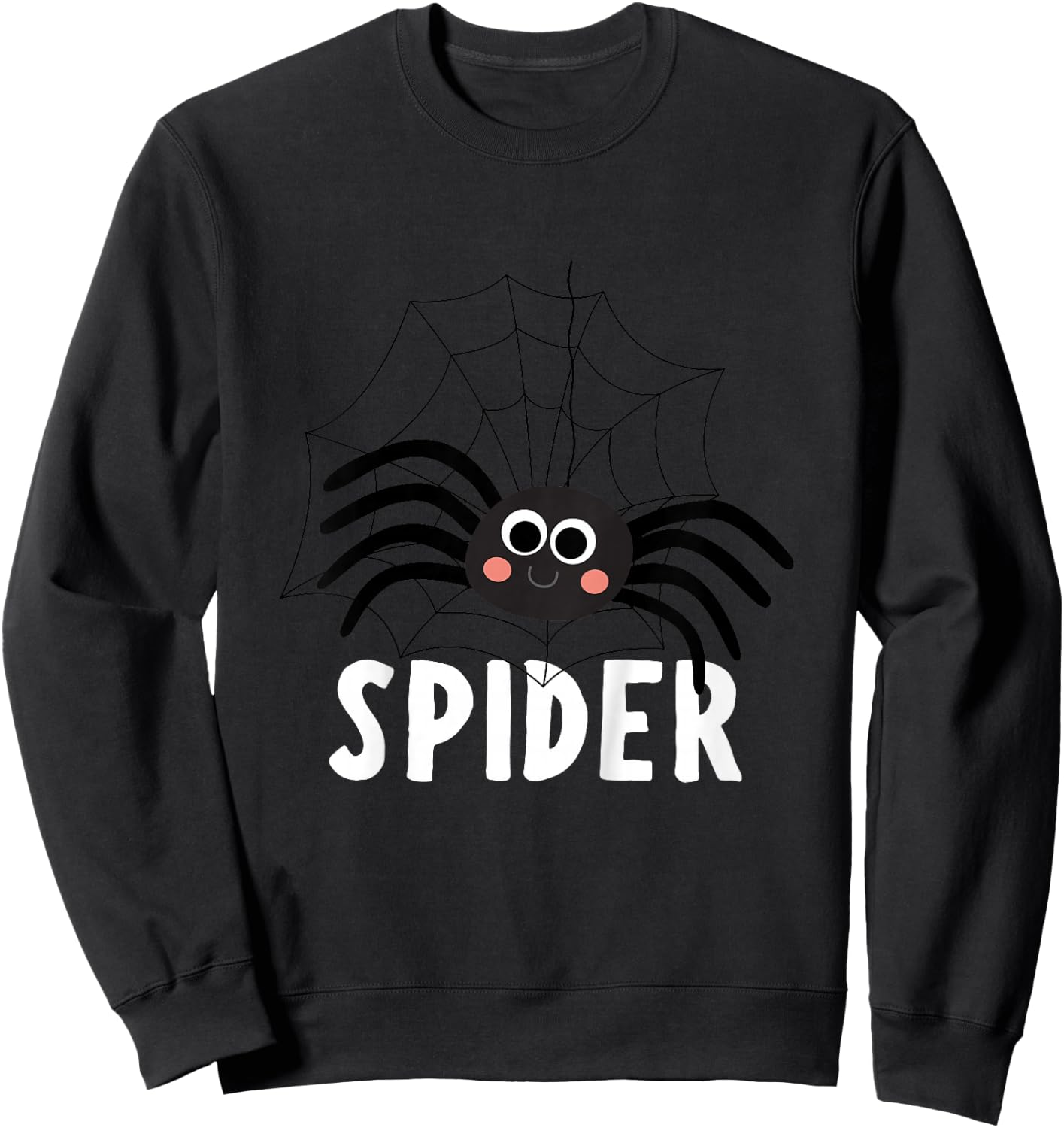 Spider Shirt for Boys Or Girls | Cute Spider Gift Sweatshirt - Sweatshirt | Black