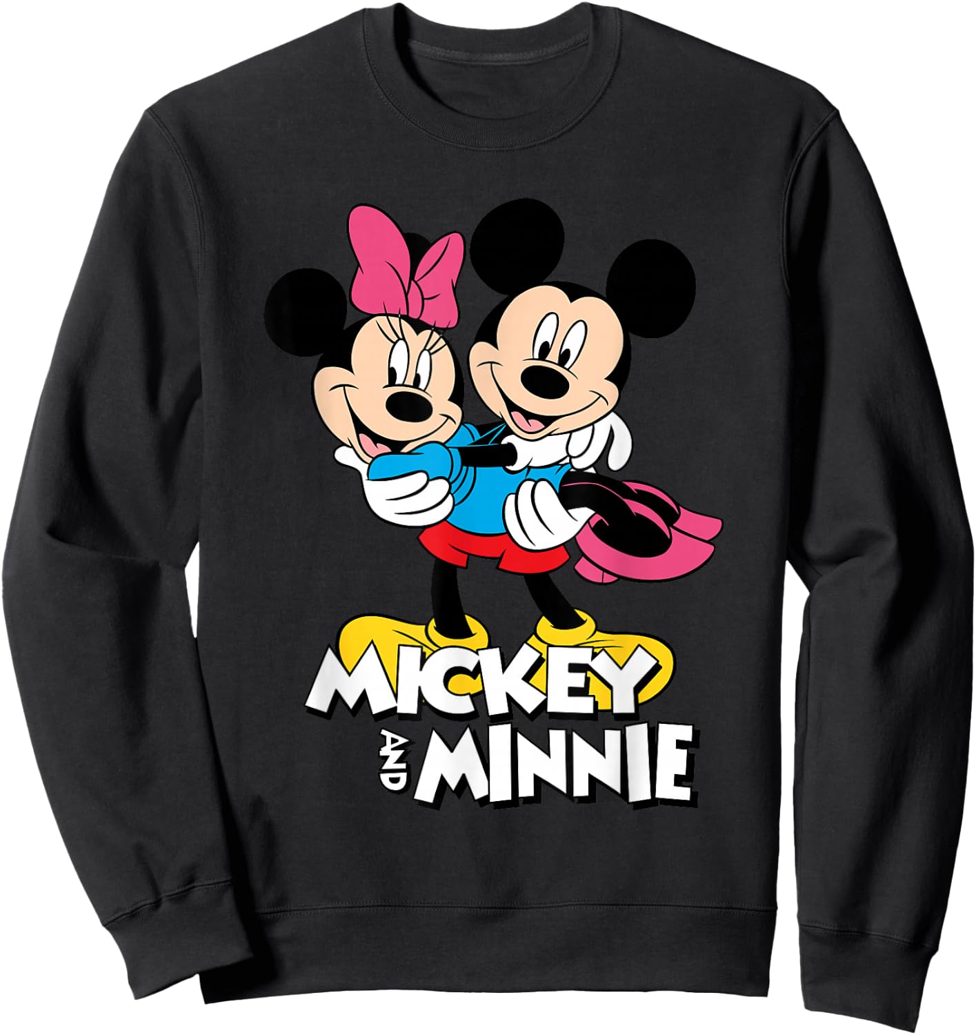 Disney - Mickey and Minnie Sweatshirt - Sweatshirt | Black