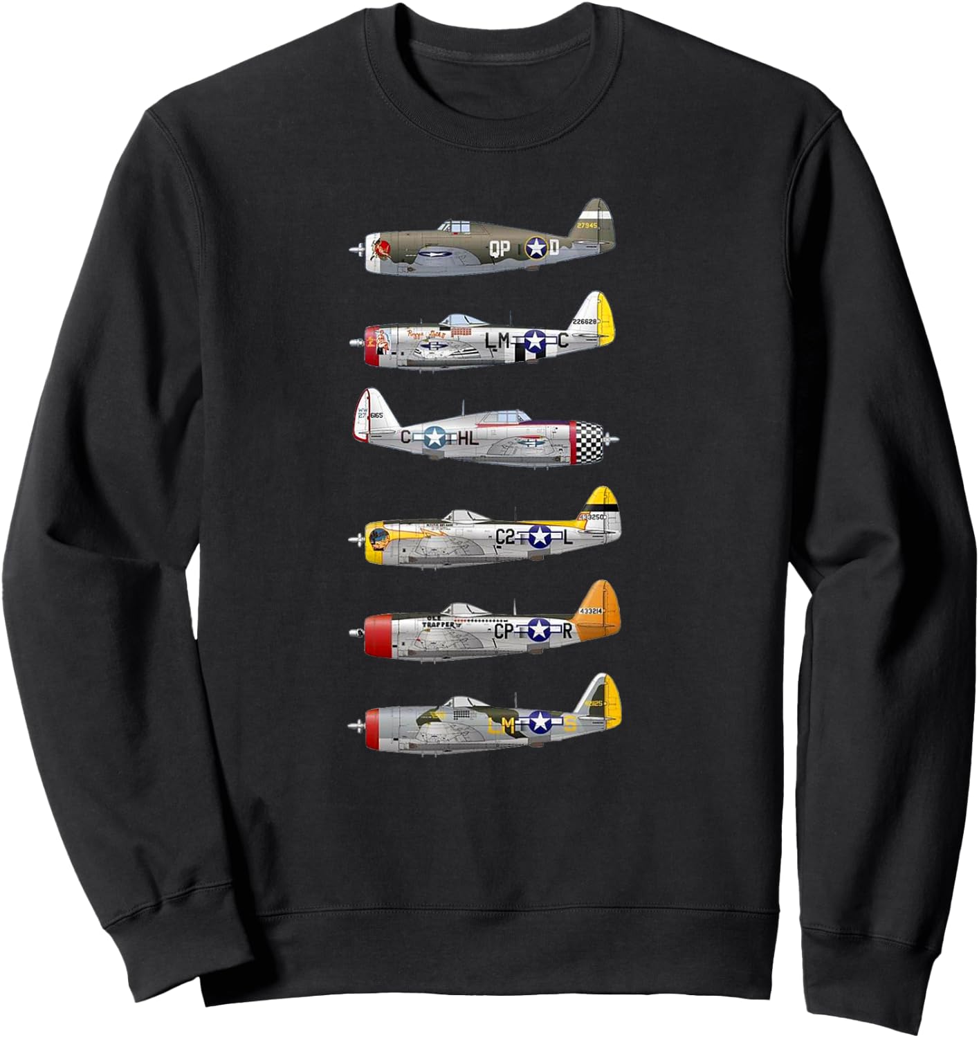 Republic P-47 Thunderbolt “The Jug” P47 Sweatshirt - Sweatshirt | Black