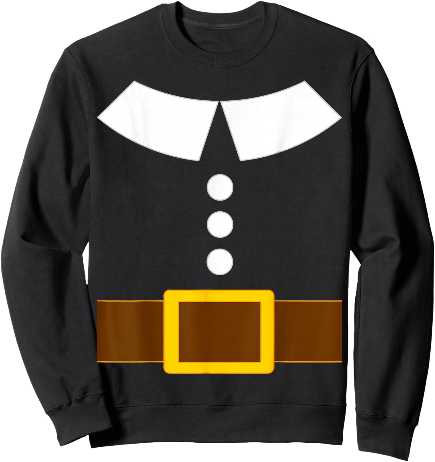 Thanksgiving Pilgrim Costume Shirt Adults Kids Turkey Day Sweatshirt - Sweatshirt | Black