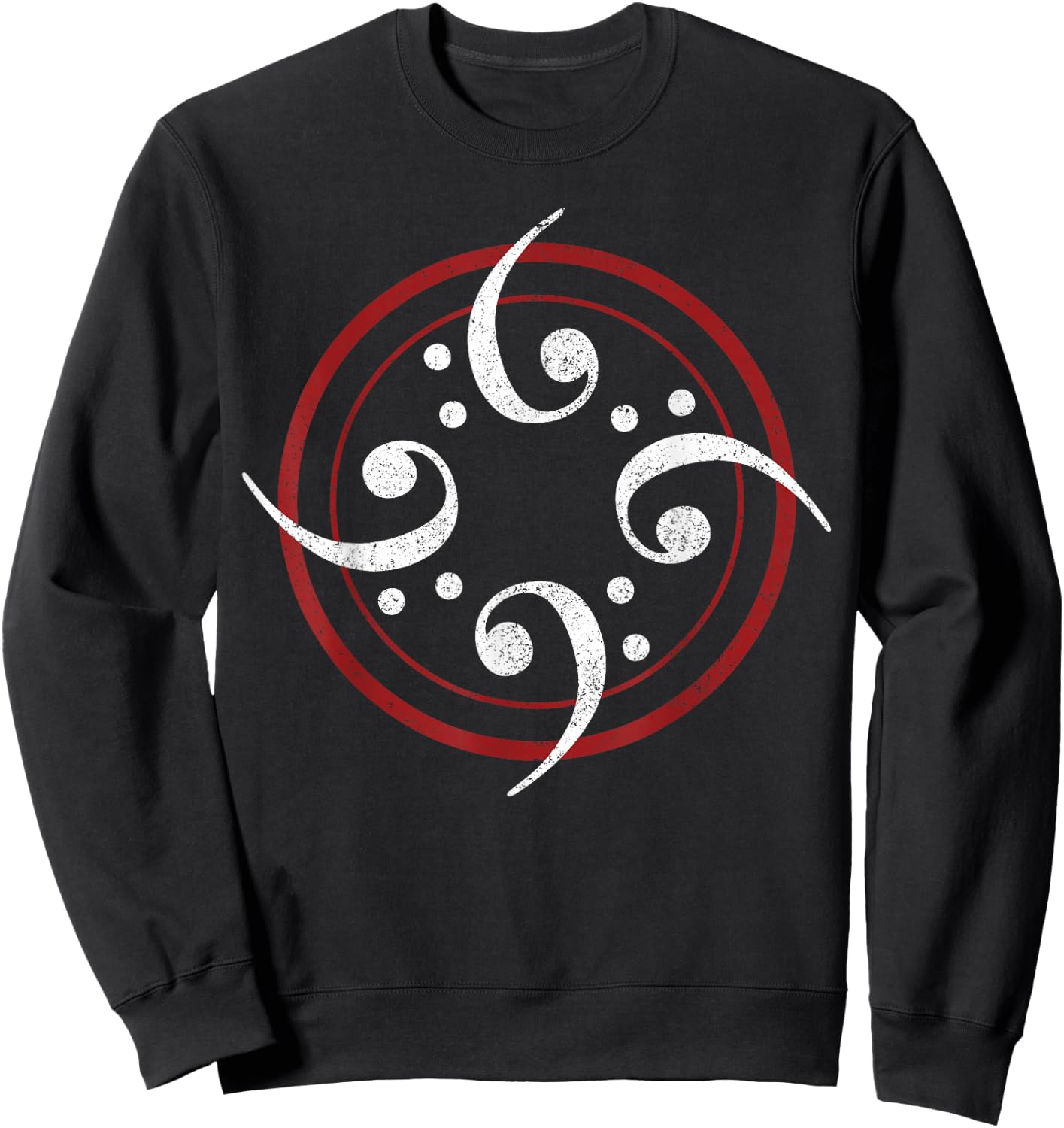 Bass Clef - Bass Guitar Player Bassist Shirt Gift Sweatshirt - Sweatshirt | Black