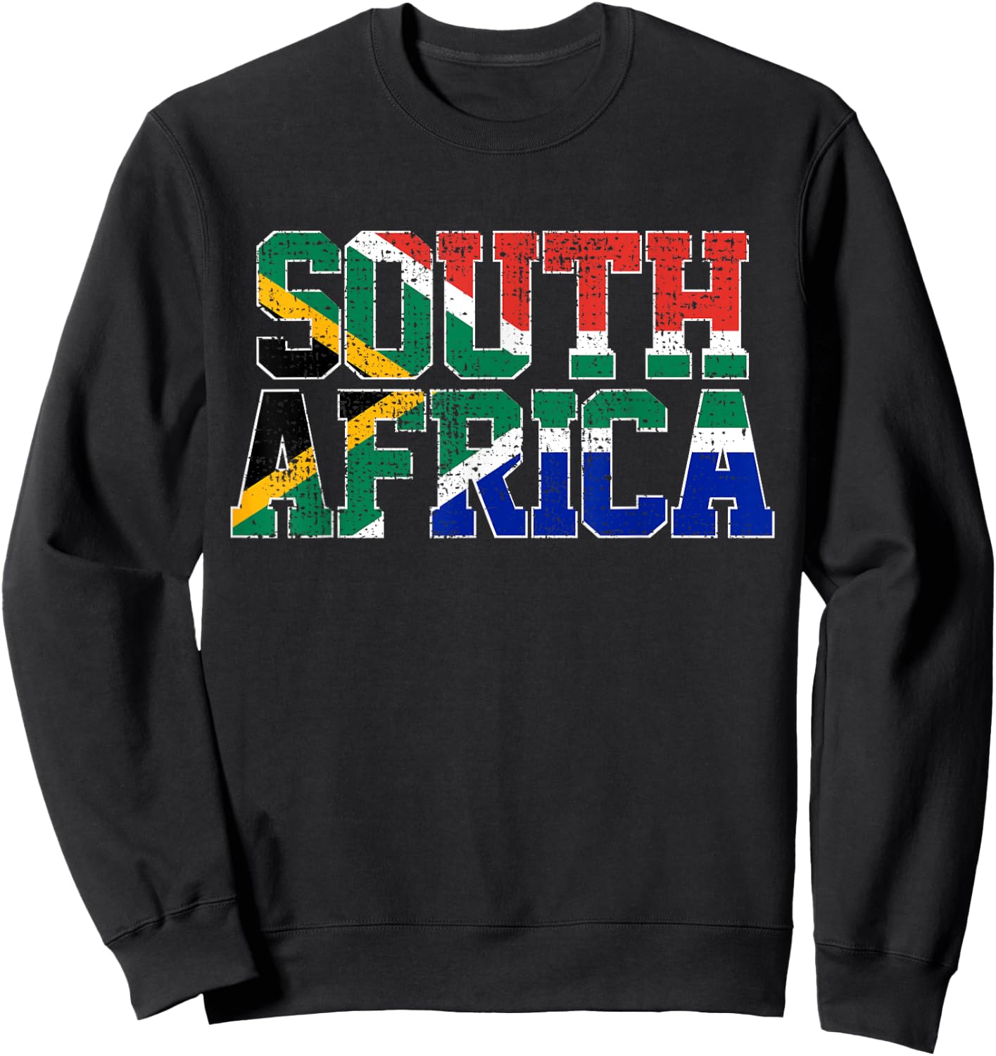 South Africa National Flag African Gift Sweatshirt - Sweatshirt | Black