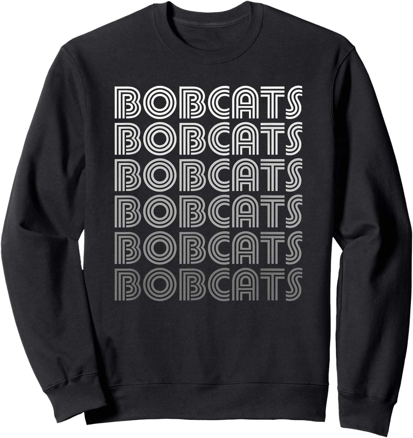 Vintage Bobcats Sweatshirt - Sweatshirt | Black