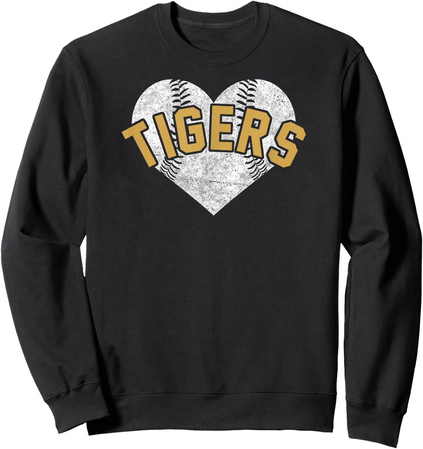Tigers Baseball Softball High School Team Mascot Mom Sweatshirt - Sweatshirt | Black