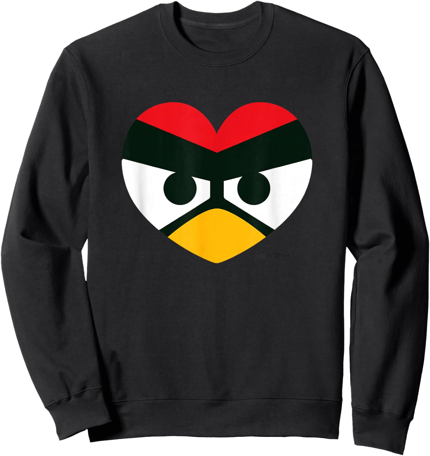 Angry Birds Red Heart Official Merchandise Sweatshirt - Sweatshirt | Black