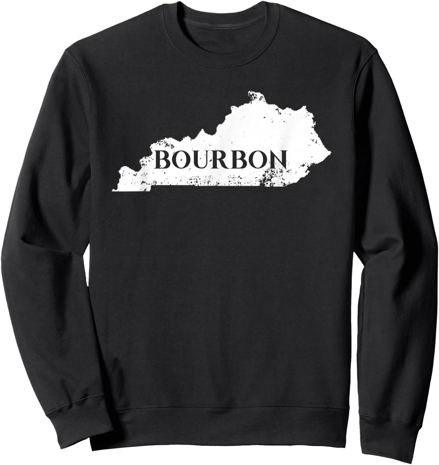 Kentucky Bourbon KY State Home Smooth Drink Sweatshirt - Sweatshirt | Black