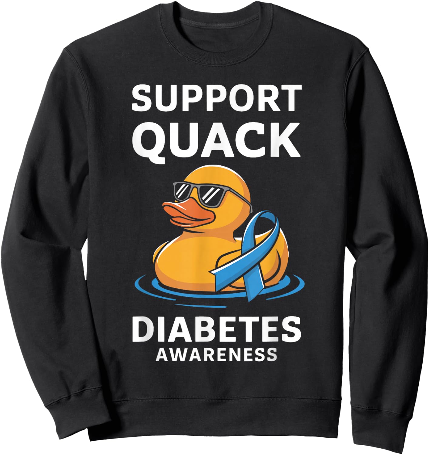 Duck Diabetes Sweatshirt - Sweatshirt | Black