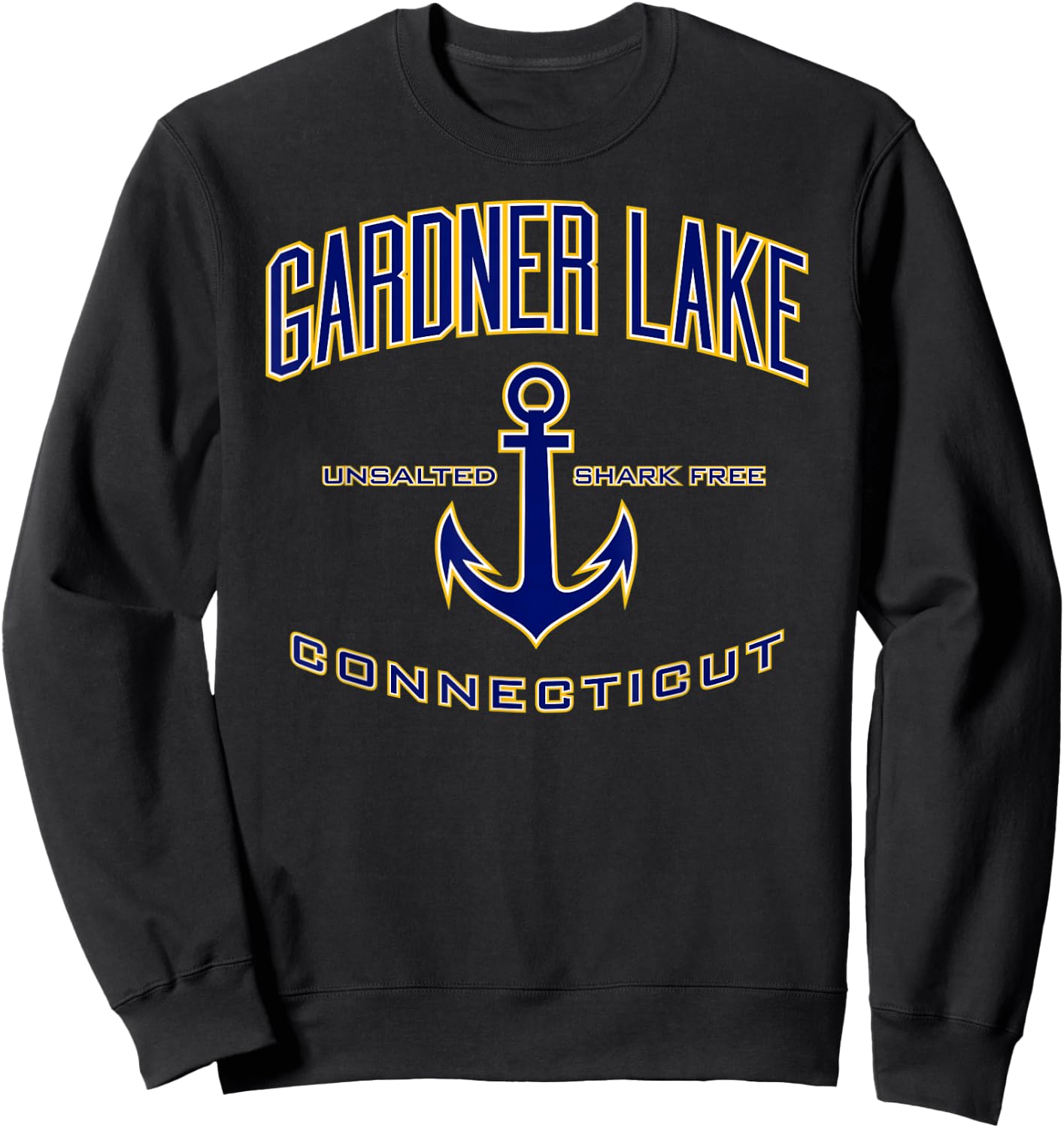Gardner Lake Shirt , Men, Girls & Boys Sweatshirt - Sweatshirt | Black