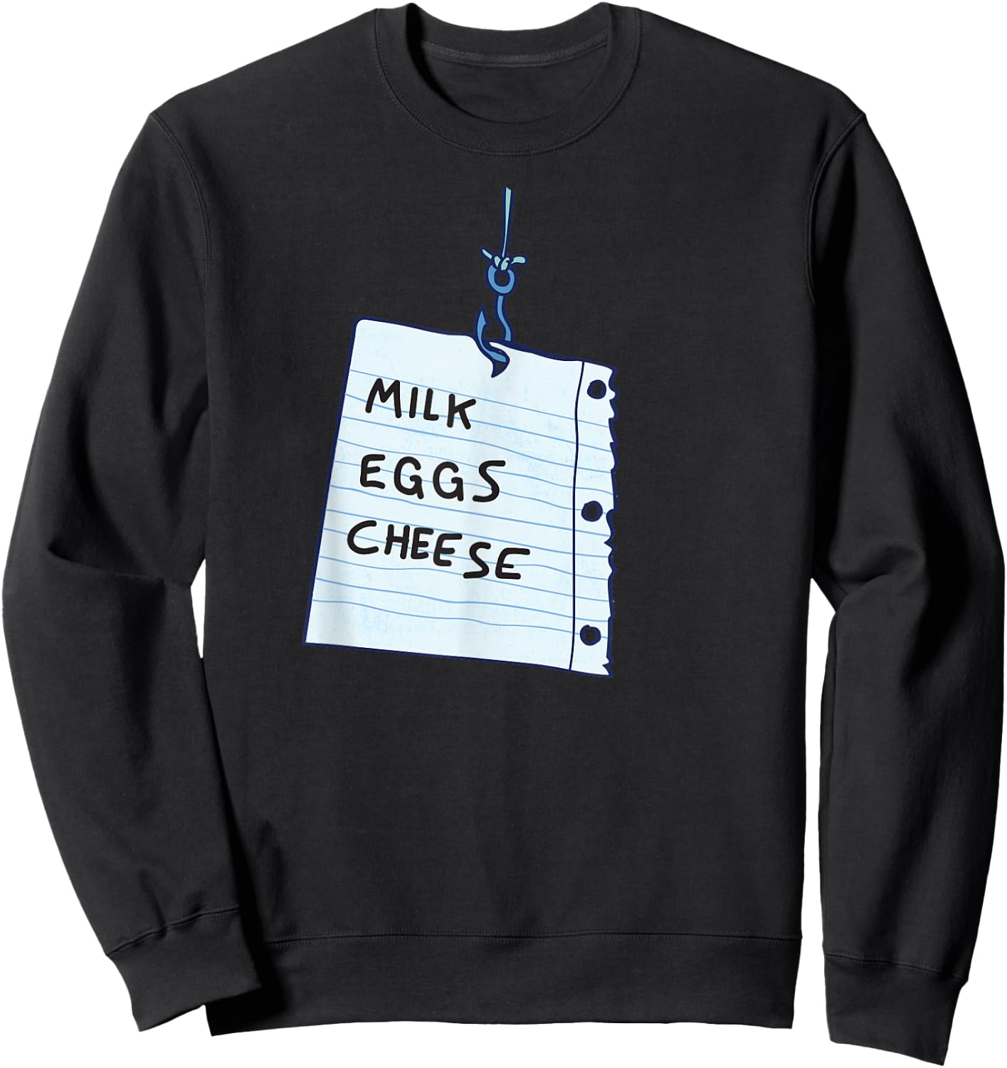 Haunted Shopping List / Ghost Sweatshirt - Sweatshirt | Black
