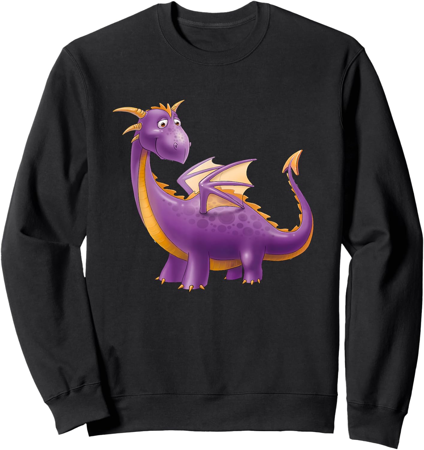 Purple Dragon Sweatshirt - Sweatshirt | Black